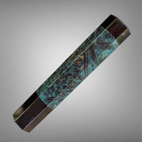 Custom Japanese Knife handle (wa handle)  for 240 mm: Maple burl and buffalo horn | Sugi Cutlery