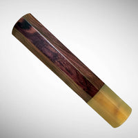 Custom Japanese Knife handle (wa handle)  for 165-210 mm: Kingwood and blonde
