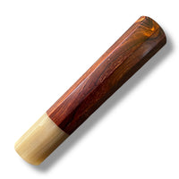Custom Japanese Knife handle (wa handle)  for 165-210 mm: CITES certified cocobolo and blonde horn