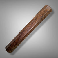 Custom Japanese Knife handle (wa handle)  for 240mm : Curly Black Mesquite