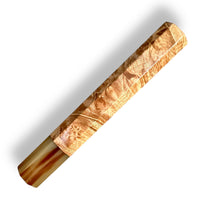 Japanese Knife handle (wa handle)  for 240-260 mm :  Maple burl and marbled horn