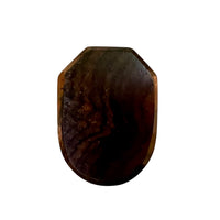 Custom Japanese Knife handle (wa handle)  for 240-260 mm: Shield shaped figured cocobolo
