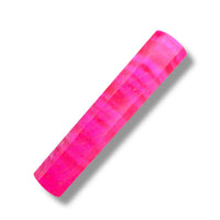 Custom Japanese Knife handle (wa handle)  for 165-210 mm: Dyed curly maple pink