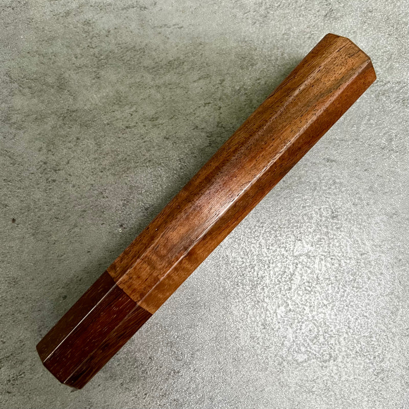 Custom Japanese Knife handle (wa handle)  for 165-210mm : Claro Walnut and Katalox