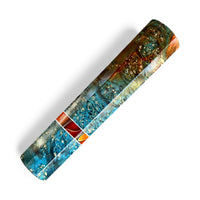 Custom Japanese Knife handle (wa handle)  for 165-210 mm: Double dyed box elder