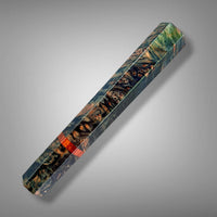 Custom Japanese Knife handle (wa handle)  for 165-210 mm: Maple burl and bubinga