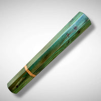 Custom Japanese Knife handle (wa handle)  for 165-210 mm: Dyed curly redwood and cherry