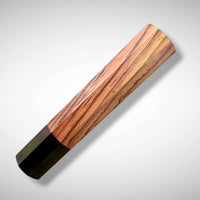 Custom Japanese Knife handle (wa handle)  for 165-210 mm: Honduran Rosewood and African Blackwood