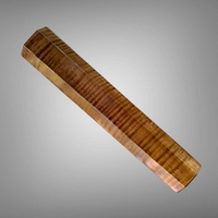 Custom Japanese Knife handle (wa handle)  for 240-260 mm :  Curly dark Hawaiian Koa