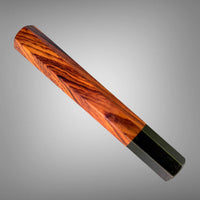 Custom Japanese Knife handle (wa handle)  for 165-210 mm: Extra nice Cocobolo and horn