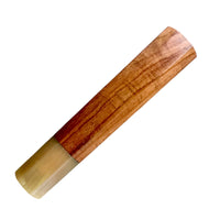 Custom Japanese Knife handle (wa handle)  for 165-210 mm: Yucatán rosewood and blonde