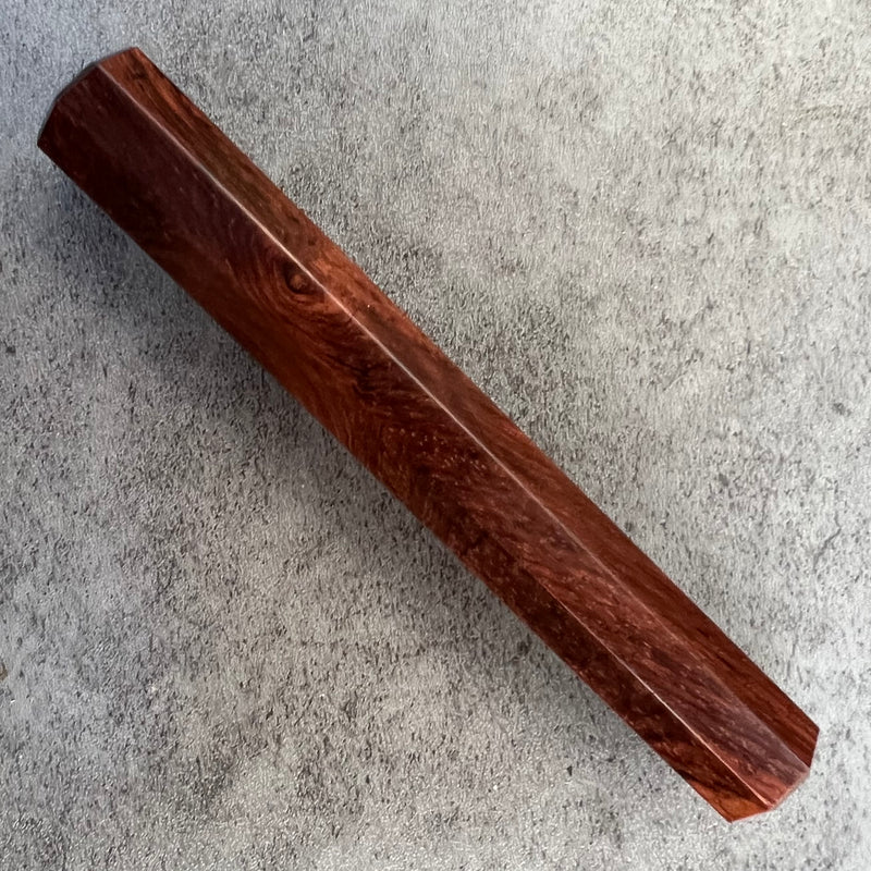 Custom Japanese Knife handle (wa handle)  for 240mm : Honduran Rosewood