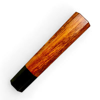Custom Japanese Knife handle (wa handle)  for 165-225 mm: Snakewood and  buffalo horn