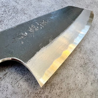 Tadokoro Nakagawa White 2 Tall Ko-Bunka 150 mm Kurouchi Finish - Blade Only