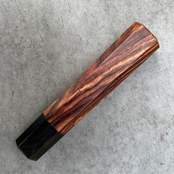 Custom Japanese Knife handle (wa handle)  for 165-210mm -  Cocobolo and horn