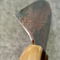 Custom Hatsukokoro Yorokobi SLD Copper Suminagashi Gyuto 210mm - Beautiful Koa and marbled horn