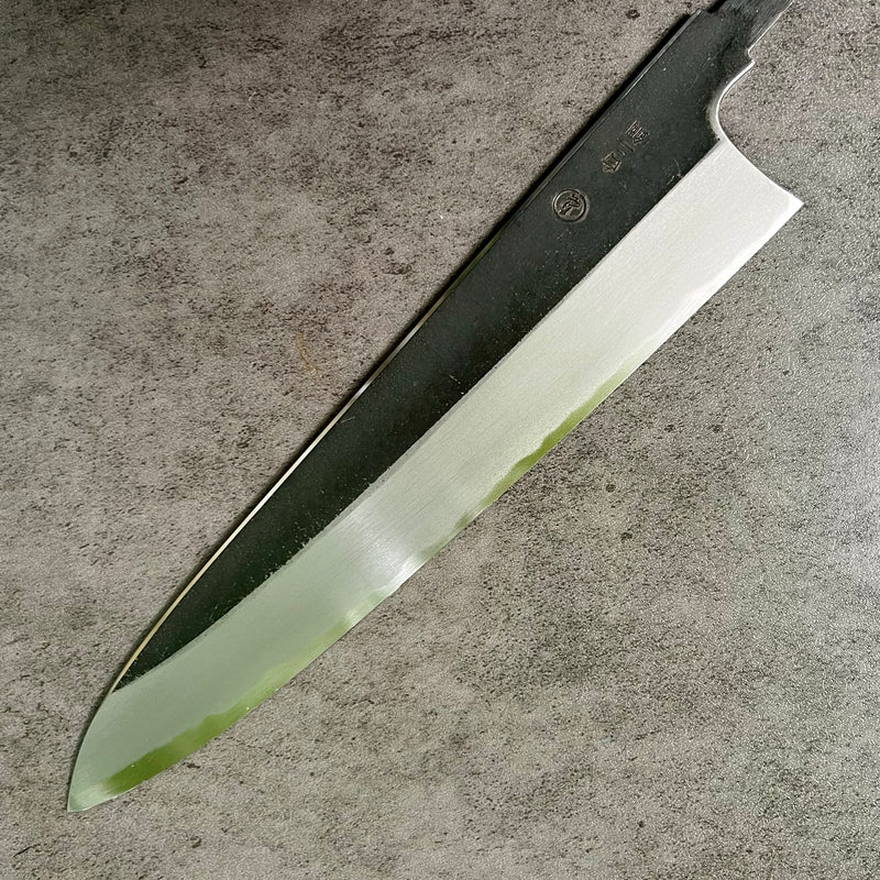 Tadokoro Nakagawa White 2 Gyuto 240 mm Kurouchi Finish - Blade Only