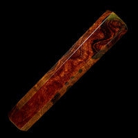 Custom Japanese Knife handle (wa handle)  for 165-210mm :  Desert ironwood burl