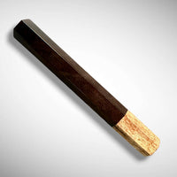 Japanese Knife handle (wa handle)  for 240 mm :  Claro walnut and spalted maple