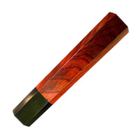 Custom Japanese Knife handle (wa handle)  for 165-210 mm  : Cocobolo and horn