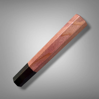 Custom Japanese Knife handle (wa handle)  for 165-210 mm: Sequoia and buffalo horn