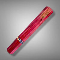 Custom Japanese Knife handle (wa handle)  for 165-210 mm: Dyed curly sequoias