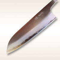 Custom Masakage Yuki Nashiji Shirogami #2 Santoku 165mm - Blade only