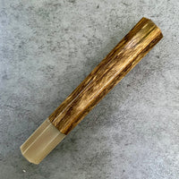 Custom Japanese Knife handle (wa handle)  for 165-210mm : Figured Shedua and blonde