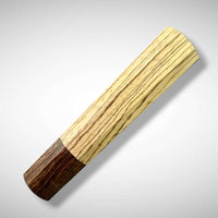 Custom Japanese Knife handle (wa handle)  for 165-210 mm: Zebrawood and Wenge