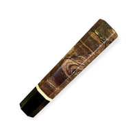 Japanese Knife handle (wa handle)  for 240-260mm : Spalted maple and horn