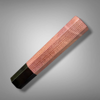 Custom Japanese Knife handle (wa handle)  for 165-210 mm: Sequoia and buffalo horn