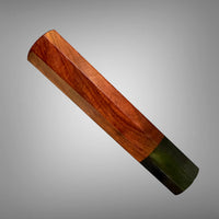 Custom Japanese Knife handle (wa handle)  for 165-210 mm: Siamese Rosewood and horn