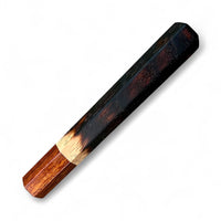 Japanese Knife handle (wa handle)  for 240 mm : Charred Hickory (local)