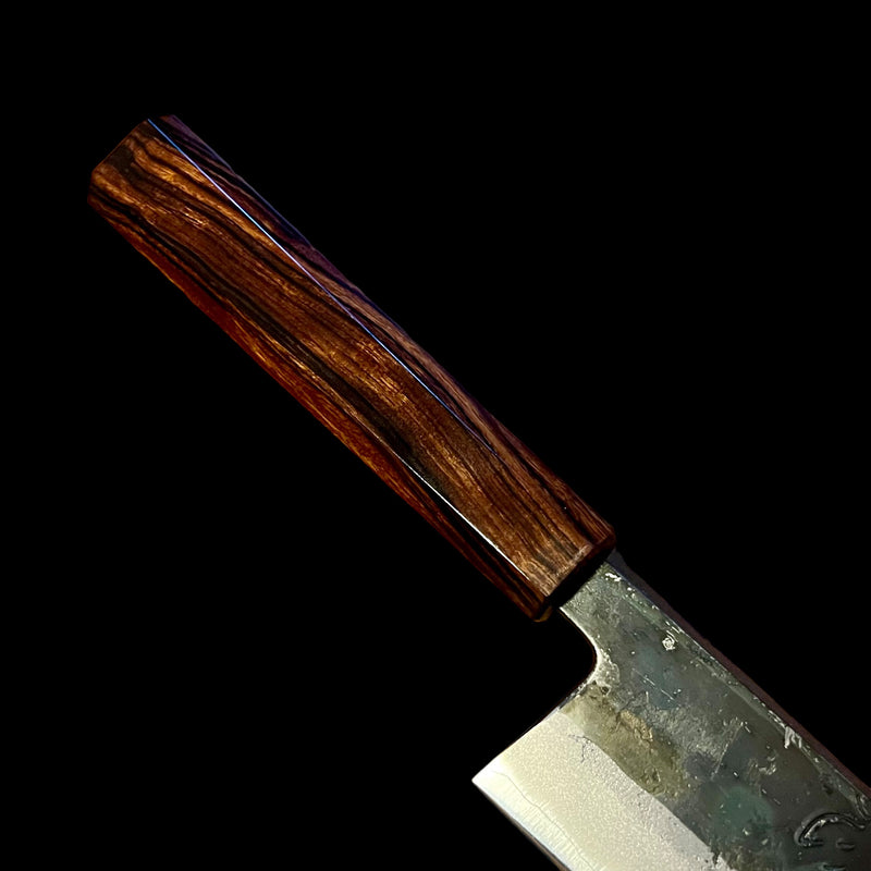 Custom Hatsukokoro Kurosagi Ao Super Gyuto 210 mm - Sonoran desert ironwood