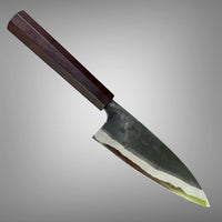 Custom Kyohei Shindo Iron clad Aogami Kurouchi Funyaki 150 mm - East India Rosewood