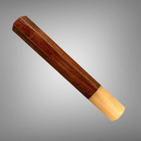 Japanese Knife handle (wa handle)  for 240 mm :  Honduran Rosewood and Blonde horn