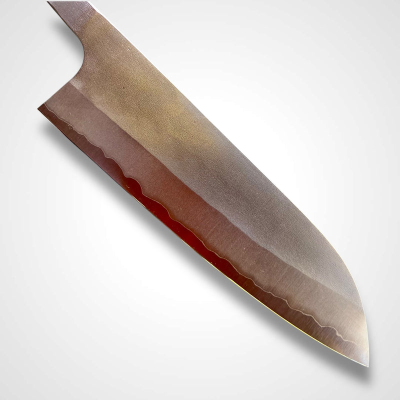 Custom Masakage Yuki Nashiji Shirogami #2 Santoku 165mm - Blade only