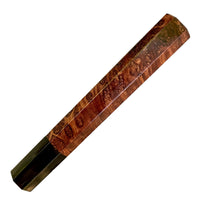 Custom Japanese Knife handle (wa handle)  for 165-210 mm -  Sequoia burl and horn