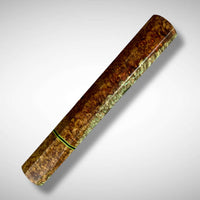 Custom Japanese Knife handle for 240mm   -  Two tone Amboyna burl hybrid