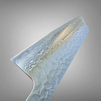 Tsunehisa Ginsan 3 Hanmered Damascus Bunka - Blade Only
