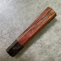 Custom Japanese Knife handle (wa handle)  for 165-210mm :  Nice Honduran rosewood and buffalo horn