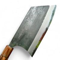 Custom Sugi Tadokoro Nakagawa W2 Tank 180mm - Spalted Dogwood and Marbled Horn