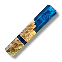 Custom Japanese Knife handle (wa handle)  for 165-210 mm: Maple burl hybrid