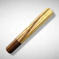 Custom Japanese Knife handle (wa handle)  for 165-210 mm: Zebrawood and Wenge