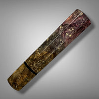 Custom Japanese Knife handle (wa handle)  for 165-210 mm: Triple dyed box elder burl