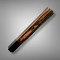 Custom Japanese Knife handle (wa handle)  for 240-260mm :  Mun Ebony and Buffalo horn
