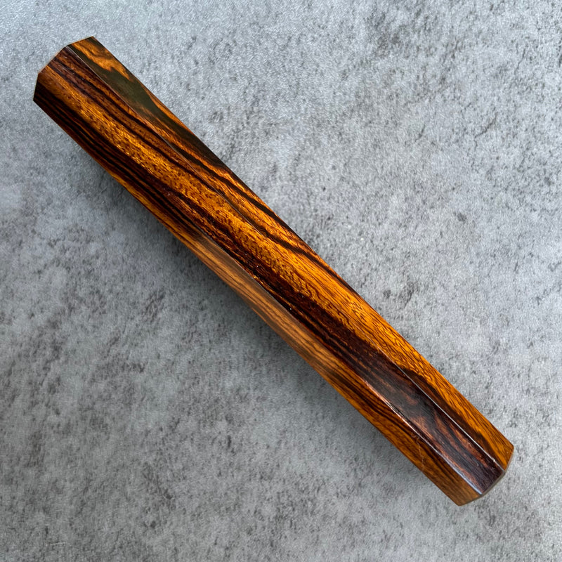 Custom Japanese Knife handle (wa handle)  for 165-210mm -  Desert Ironwood