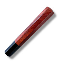Custom Japanese Knife handle (wa handle)  for 165-210 mm: Bloodwood and Ebony