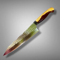 Custom Kurosaki Western Senko Ei SG2 210 mm  (8”) Gyuto - Desert ironwood burl: Sugi Cutlery