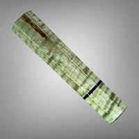 Custom Japanese Knife handle (wa handle)  for 165-210 mm: Dyed curly maple and vintage poker chip
